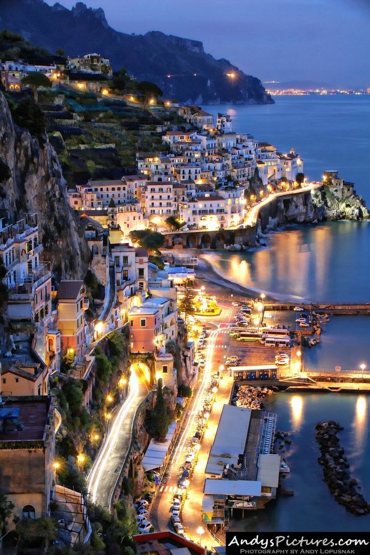 Amalfi Coast at Night