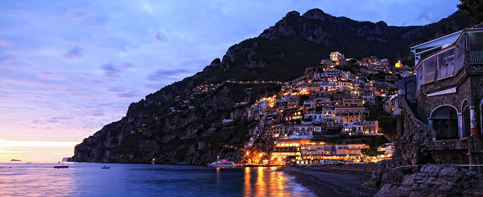 Positano, Amalfi Coast at Night